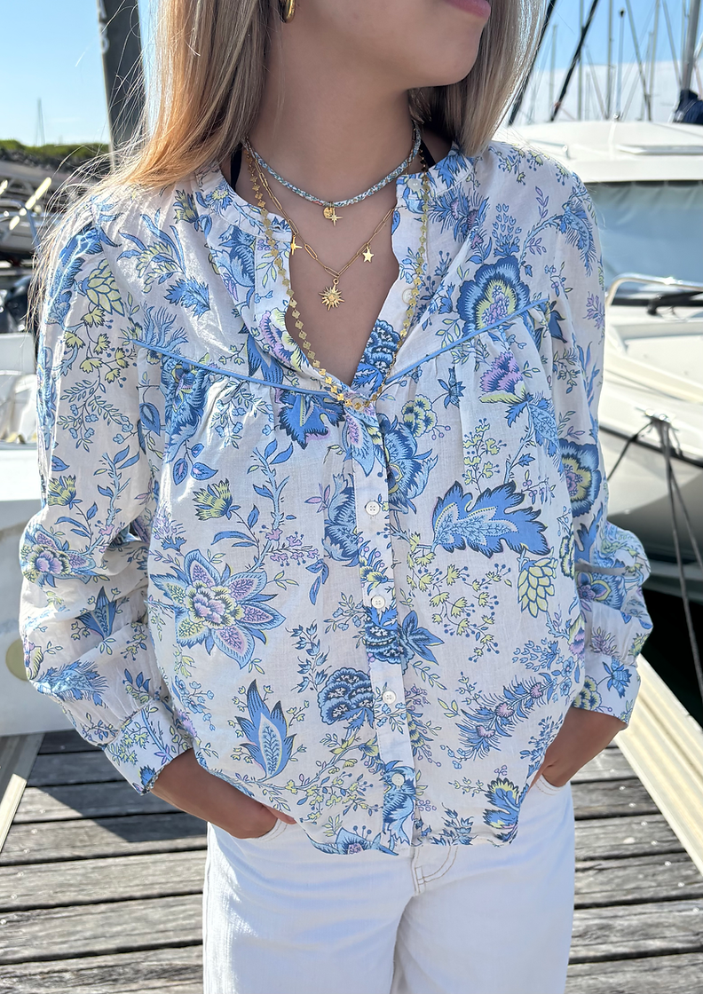 Collier charms doré
