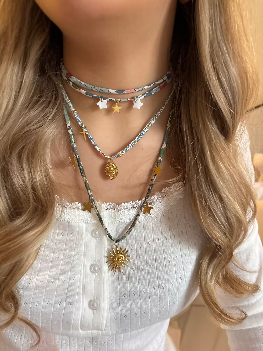 Collier Liberty Celia doré