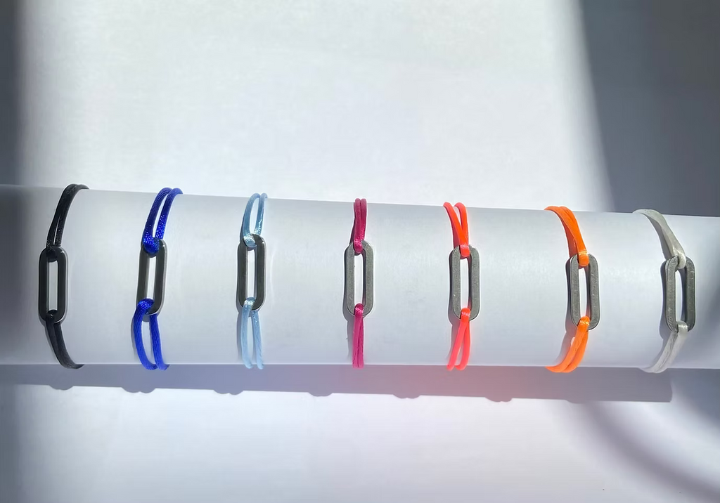 Bracelet rectangle argenté