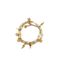 Bracelet Adèle double tour doré